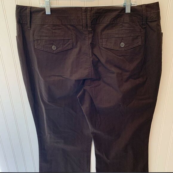 A.N.A  A New Approach Wide Leg Brown Trouser Pants - Picture 1 of 4